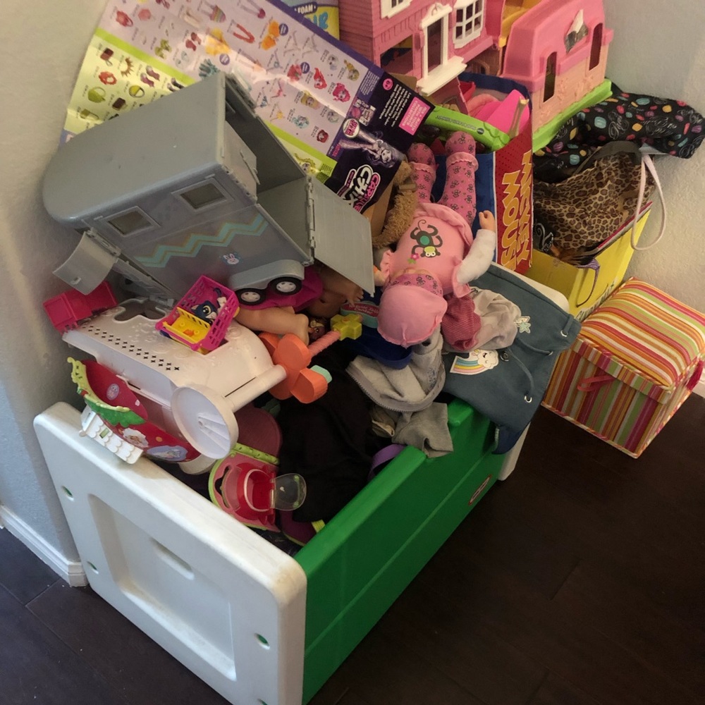 Surprised lot of today in large flat rate box. Toys*